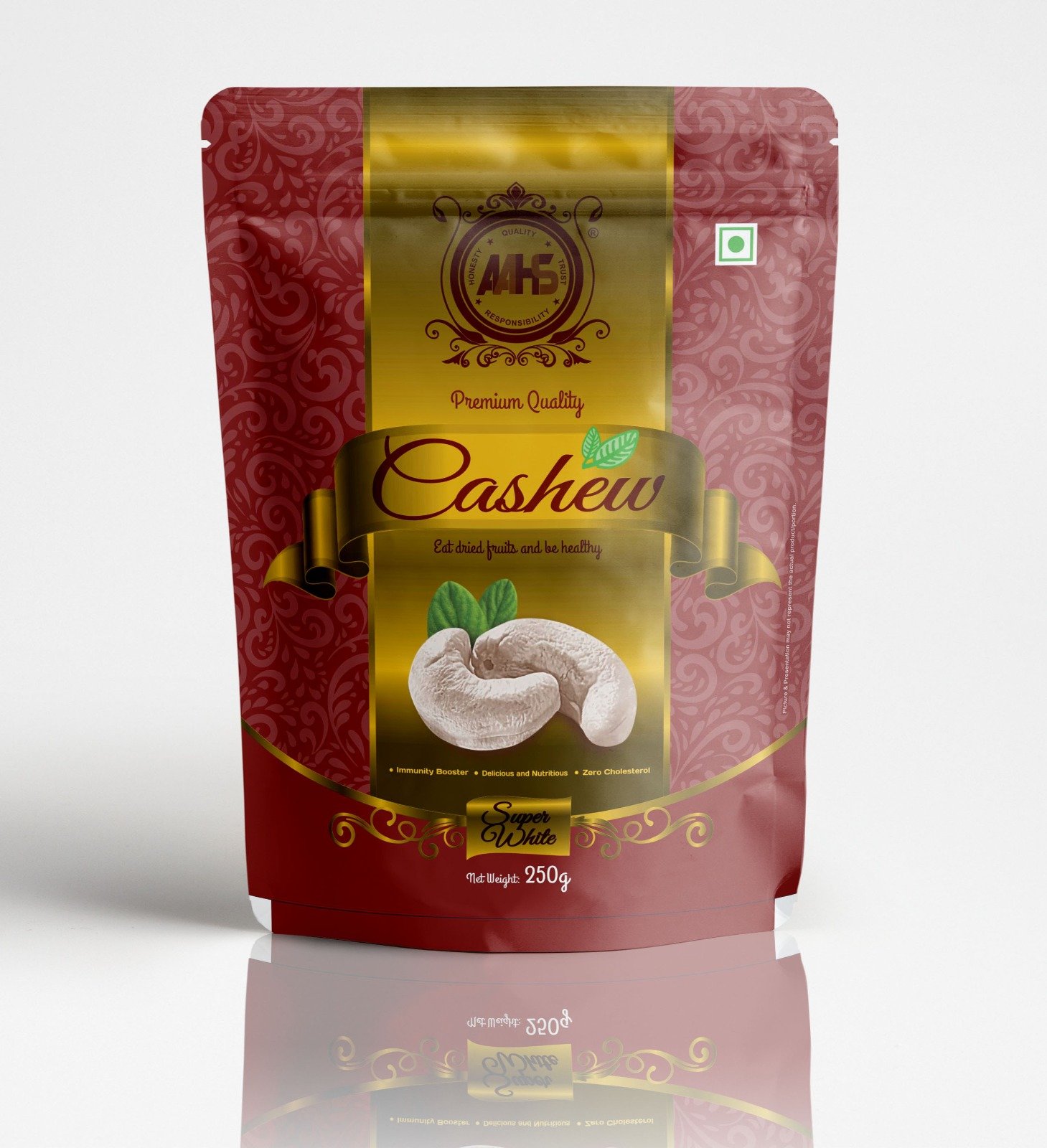 WhatsApp-Image-2024-05-30-at-1.22.08-PM-1.jpeg AAHS Premium Quality Whole Cashew, 250 gm (Rs 1.43/Gm) - Image 1